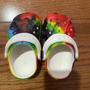 Toddler Tie Dye Crocs